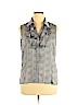 Tahari 100% Polyester Black Sleeveless Blouse Size XL - photo 1