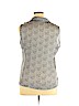 Tahari 100% Polyester Black Sleeveless Blouse Size XL - photo 2