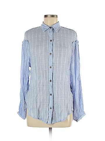 Free People Long Sleeve Button-Down Shirt (view 1)
