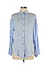 Free People Blue Long Sleeve Button-Down Shirt Size M - photo 1