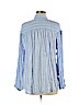 Free People Blue Long Sleeve Button-Down Shirt Size M - photo 2