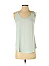 Ann Taylor LOFT 100% Polyester Teal Sleeveless Blouse Size S (petite) - photo 1