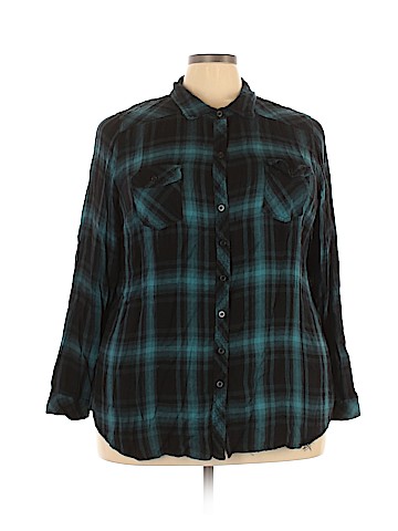 Torrid Long Sleeve Button-Down Shirt (view 1)