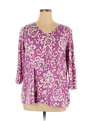 Susan Graver Long Sleeve Top (view 1)