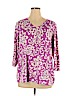 Susan Graver Pink Long Sleeve Top Size XL - photo 1