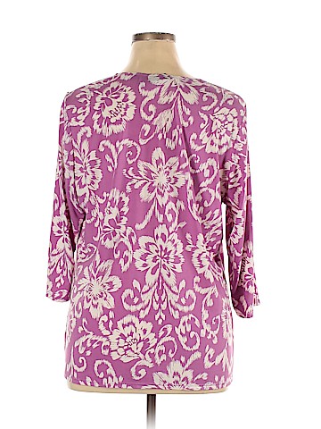 Susan Graver Long Sleeve Top (view 2)