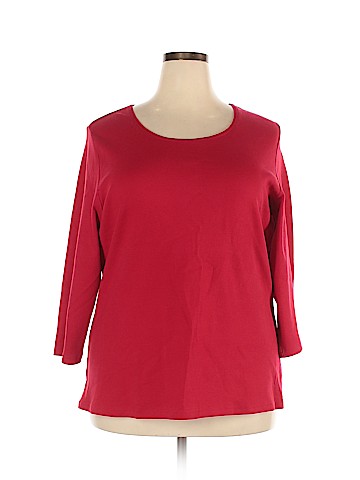 Karen Scott Long Sleeve Top (view 1)