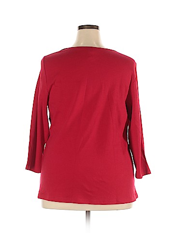 Karen Scott Long Sleeve Top (view 2)