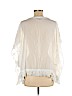 Saftire White Short Sleeve Blouse Size M - photo 2