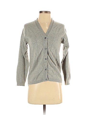 Snow Lotus Cashmere Cardigan (view 1)