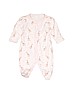 Kissy Kissy 100% Pima Cotton Print Pink Long Sleeve Outfit Size 0-3 mo - photo 1