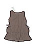 Naartjie Kids 100% Cotton Brown Sleeveless Blouse Size 5T - photo 2