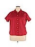 Eddie Bauer Red Short Sleeve Button-Down Shirt Size XXL - photo 1