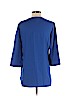 Adrienne Vittadini 100% Polyester Blue Short Sleeve Blouse Size S - photo 2