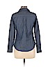 TOMS for Target 100% Cotton Blue Long Sleeve Blouse Size XS - photo 2