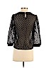 Monteau Black Long Sleeve Blouse Size S - photo 2