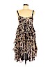 H&M 100% Polyester Tan Casual Dress Size 6 - photo 1