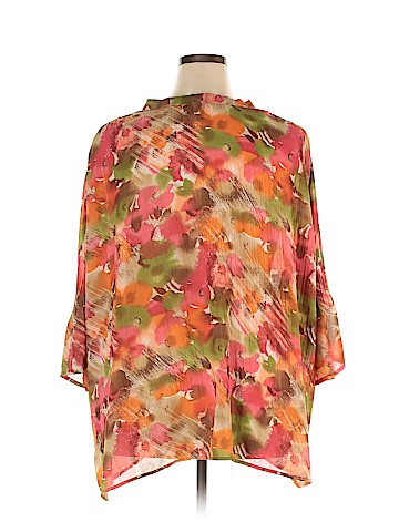 Maggie Barnes 3/4 Sleeve Blouse (view 2)