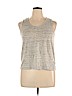 Assorted Brands 100% Linen Flax Gray Sleeveless Blouse Size XL - photo 1