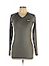 Nike Gray Active T-Shirt Size L - photo 1