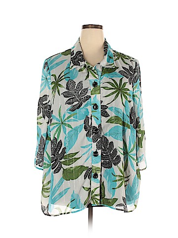 Maggie Barnes 3/4 Sleeve Blouse (view 1)