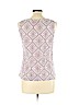 Tory Burch 100% Cotton Purple Sleeveless Blouse Size 6 - photo 2