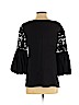 Elie Tahari Black 3/4 Sleeve Silk Top Size XS - photo 2