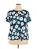 Westport 100% Rayon Blue Short Sleeve Blouse Size 2X - photo 1
