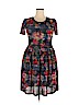 Lularoe Blue Casual Dress Size 2X - photo 1