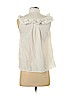 H&M 100% Cotton White Sleeveless Blouse Size 2 - photo 2