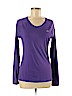 Adidas 100% Polyester Purple Active T-Shirt Size M - photo 1
