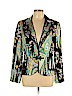 Alberto Makali 100% Silk Black Silk Blazer Size 12 - photo 1
