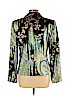 Alberto Makali 100% Silk Black Silk Blazer Size 12 - photo 2