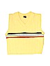 Class Club 100% Acrylic Stripes Yellow Sweater Vest Size 5 - photo 1