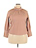 Sassafras Tan Long Sleeve Top Size XXL - photo 1