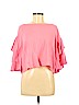 Lilka Pink Short Sleeve Blouse Size M - photo 1