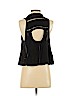 Free People 100% Cotton Black Sleeveless Button-Down Shirt Size S - photo 2