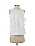Tibi 100% Cotton White Sleeveless Blouse Size 2 - photo 1