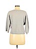 Forte 100% Cashmere Gray Cashmere Pullover Sweater Size M - photo 2