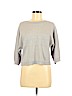 Forte 100% Cashmere Gray Cashmere Pullover Sweater Size M - photo 1