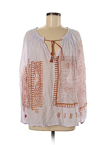 Antik Batik Long Sleeve Blouse (view 1)