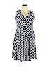 Lauren by Ralph Lauren Blue Casual Dress Size 2X - photo 1