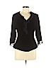 ECI Black 3/4 Sleeve Top Size L (petite) - photo 1