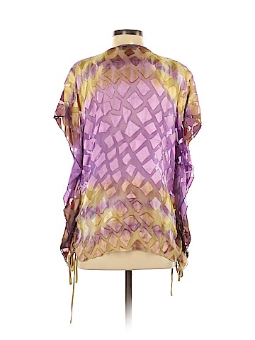 Hale Bob Short Sleeve Silk Top (view 2)