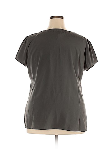Lands' End Short Sleeve Blouse (view 2)