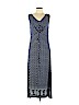 St. John's Bay Blue Casual Dress Size L (petite) - photo 1
