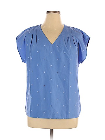 Lands' End Short Sleeve Blouse (view 1)