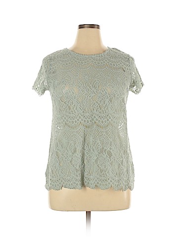Maurices Short Sleeve Blouse (view 1)