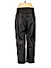 H&M 100% Polyester Black Faux Leather Pants Size 12 - photo 2