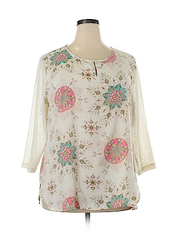 Van Heusen 3/4 Sleeve Blouse (view 1)